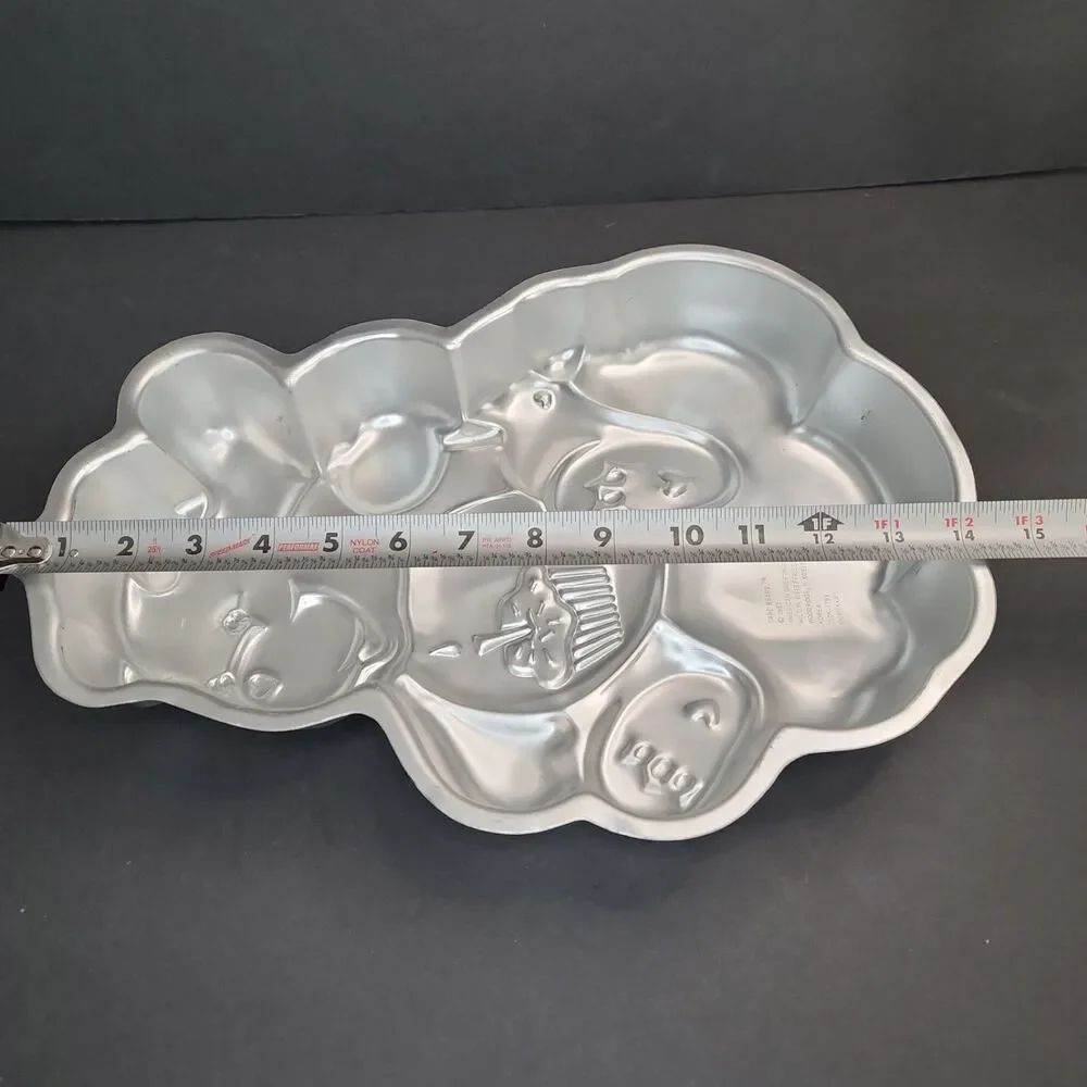 Vintage 1983 Wilton Care Bears Cake Pan 2105-1793 Tenderheart Bear Aluminum